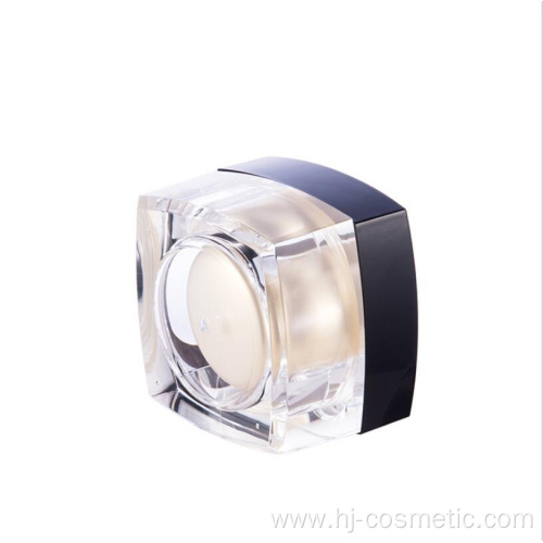 5/15/30/50ml High-grade acrylic cream jar,Square face cream jar Acrylic cosmetic bottle